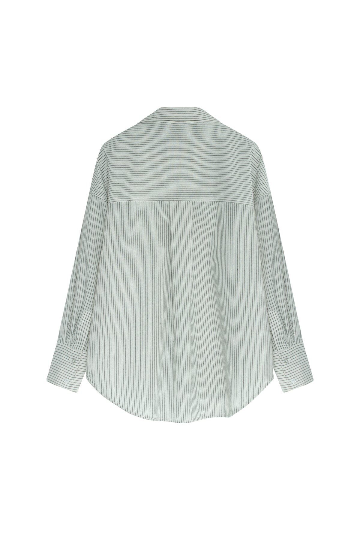 ArnieSays: Rocha Striped Linen Offwhite/Black Combo Skjorte