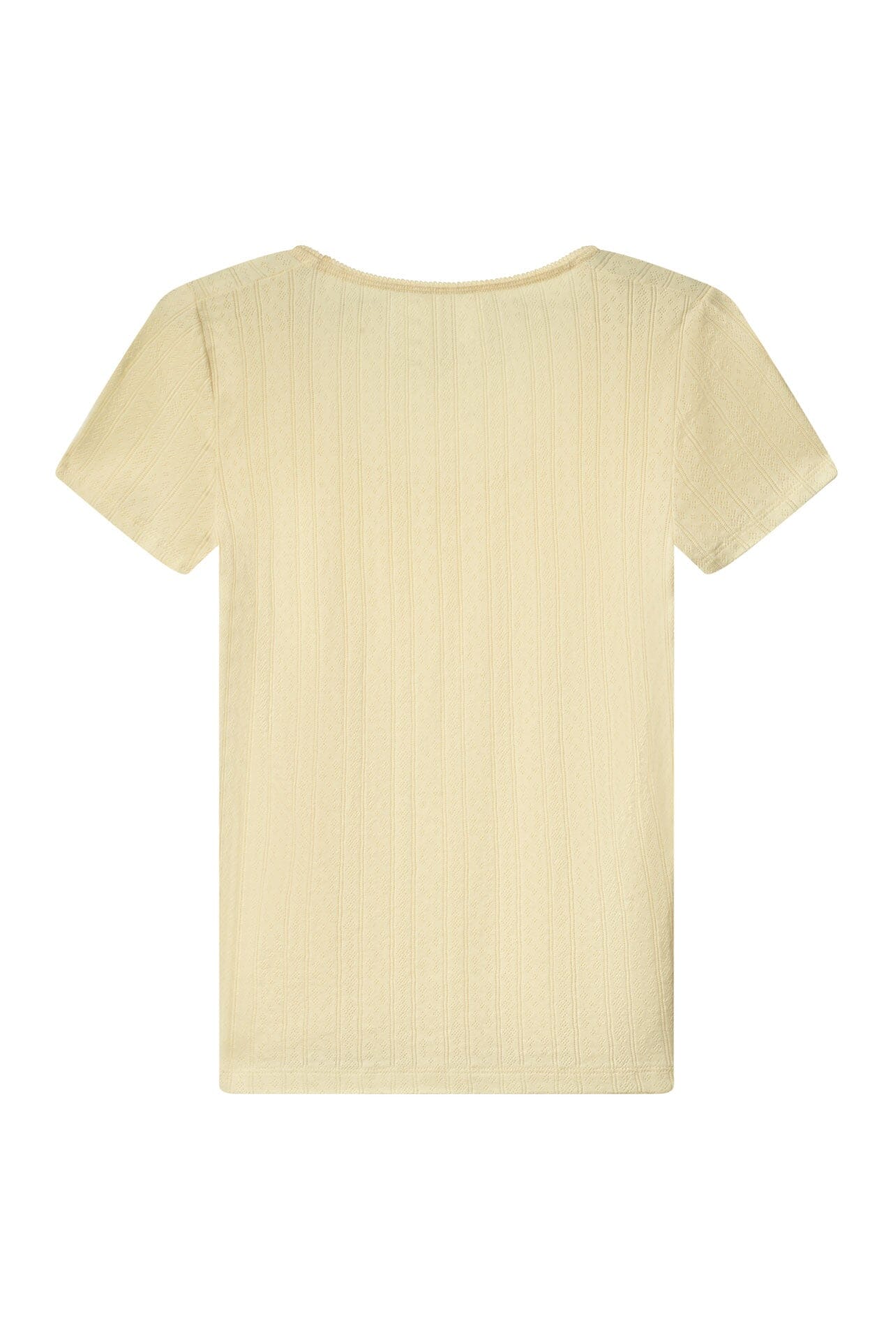 ArnieSays: MARIE Pointelle Lt Yellow Topp