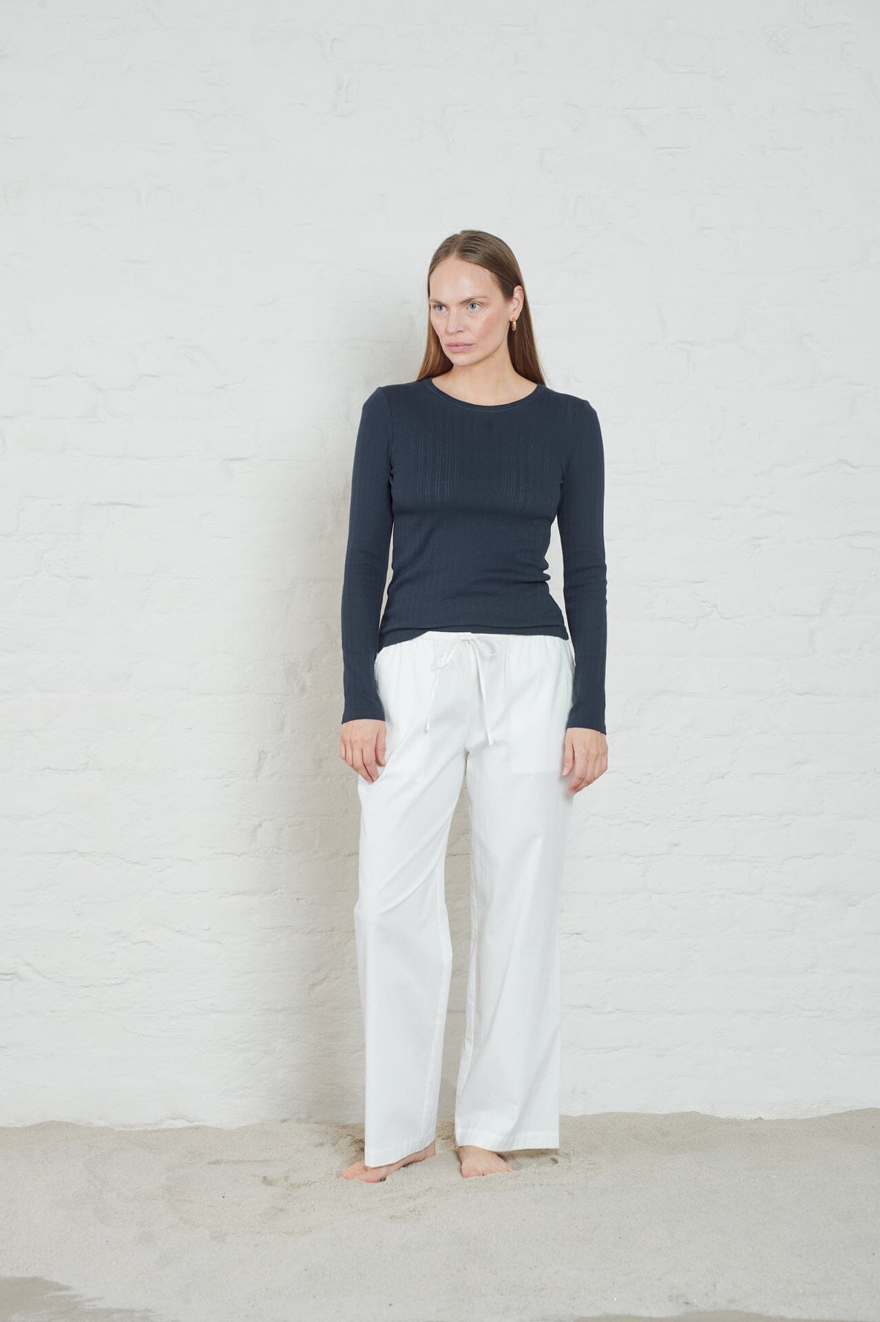 ArnieSays: Bells Pointelle Dk Navy T-shirt