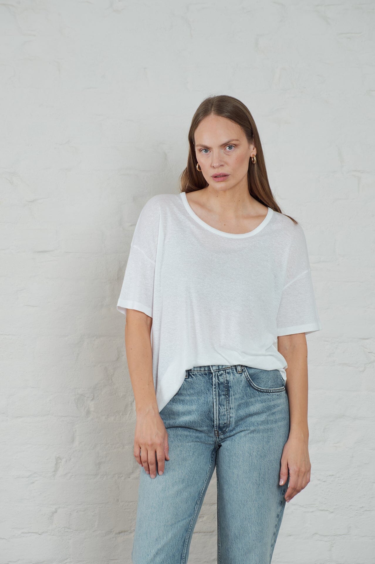 ArnieSays: Monet Linen White T-shirt