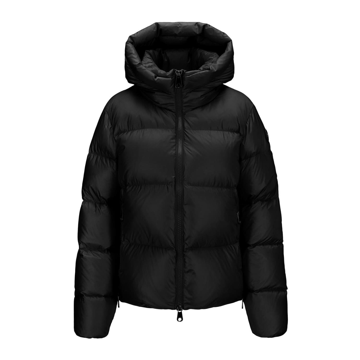 Monel Val Cenis Short No Neck Logo Black-Black Ytterplagg