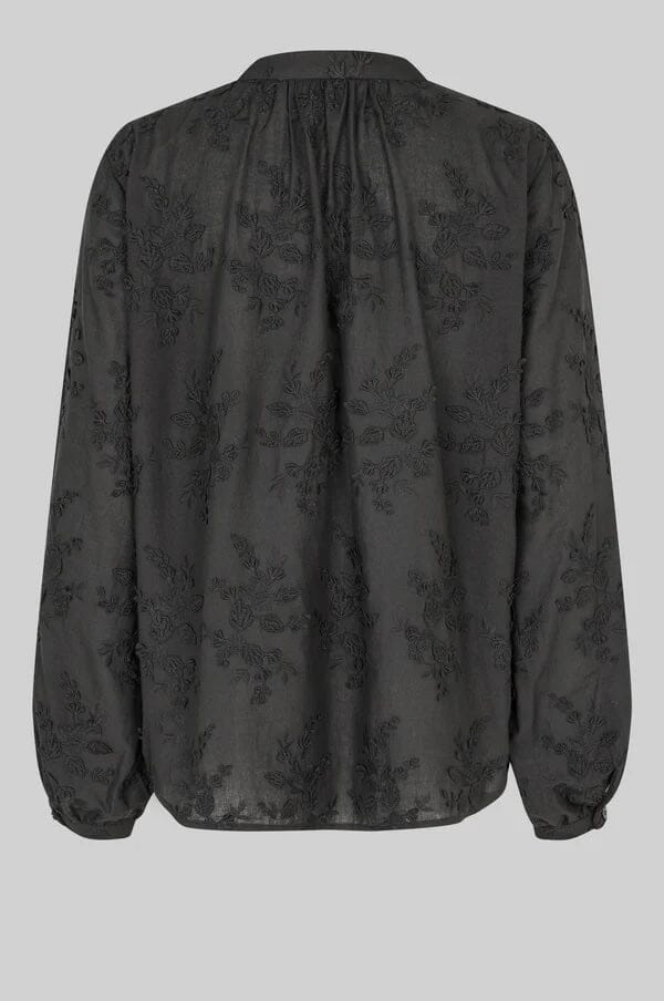 Second Female Cavan Shirt Black Skjorte