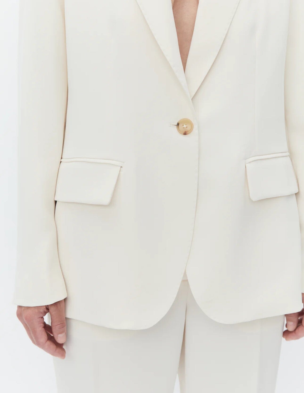 DAY Birger ét Mikkelsen Hector - Classic Gabardine Ivory Shade Jakke