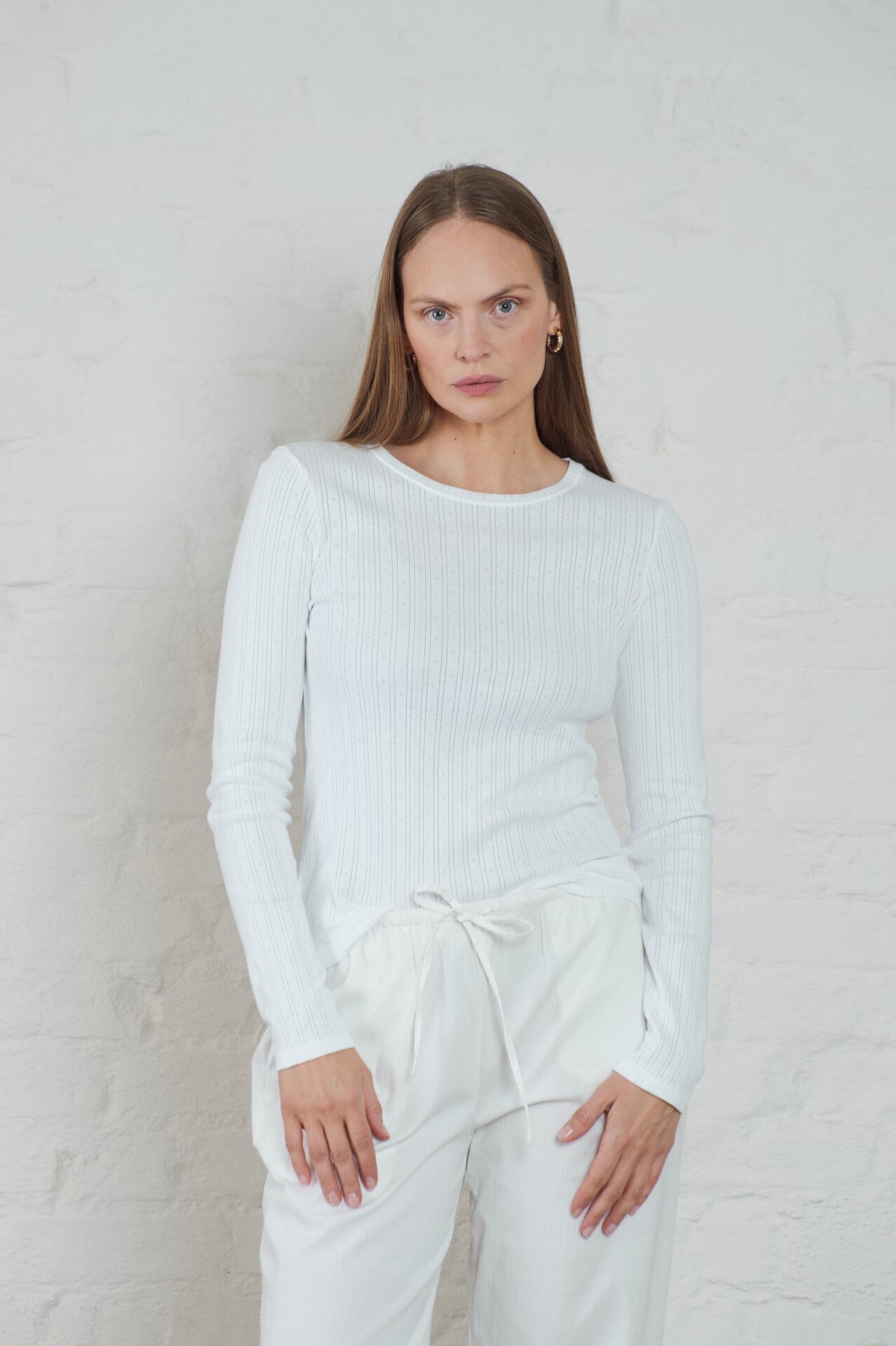 ArnieSays: Bells Pointelle White T-shirt