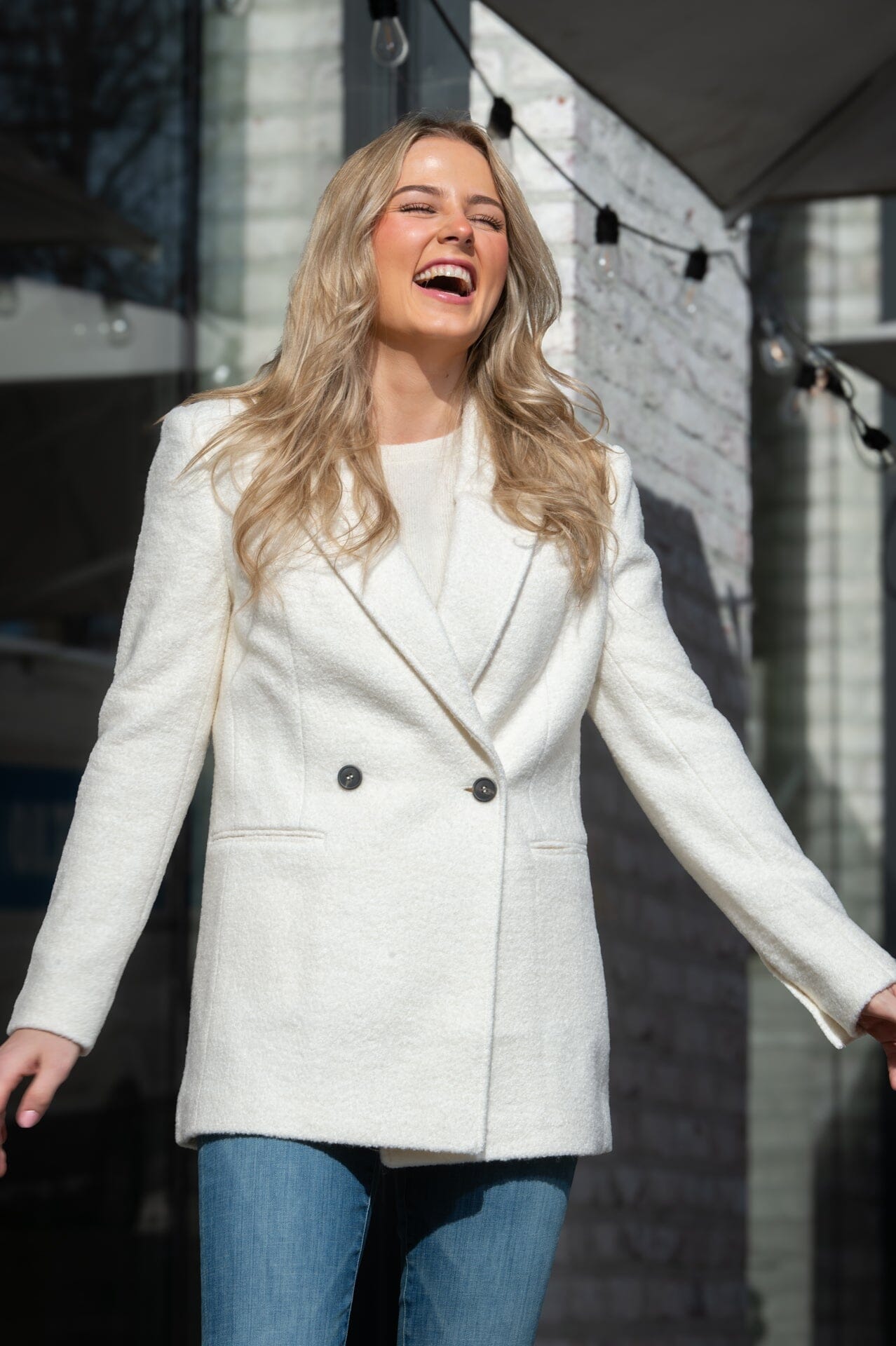 Clermonte Amara Blazer White Jakke