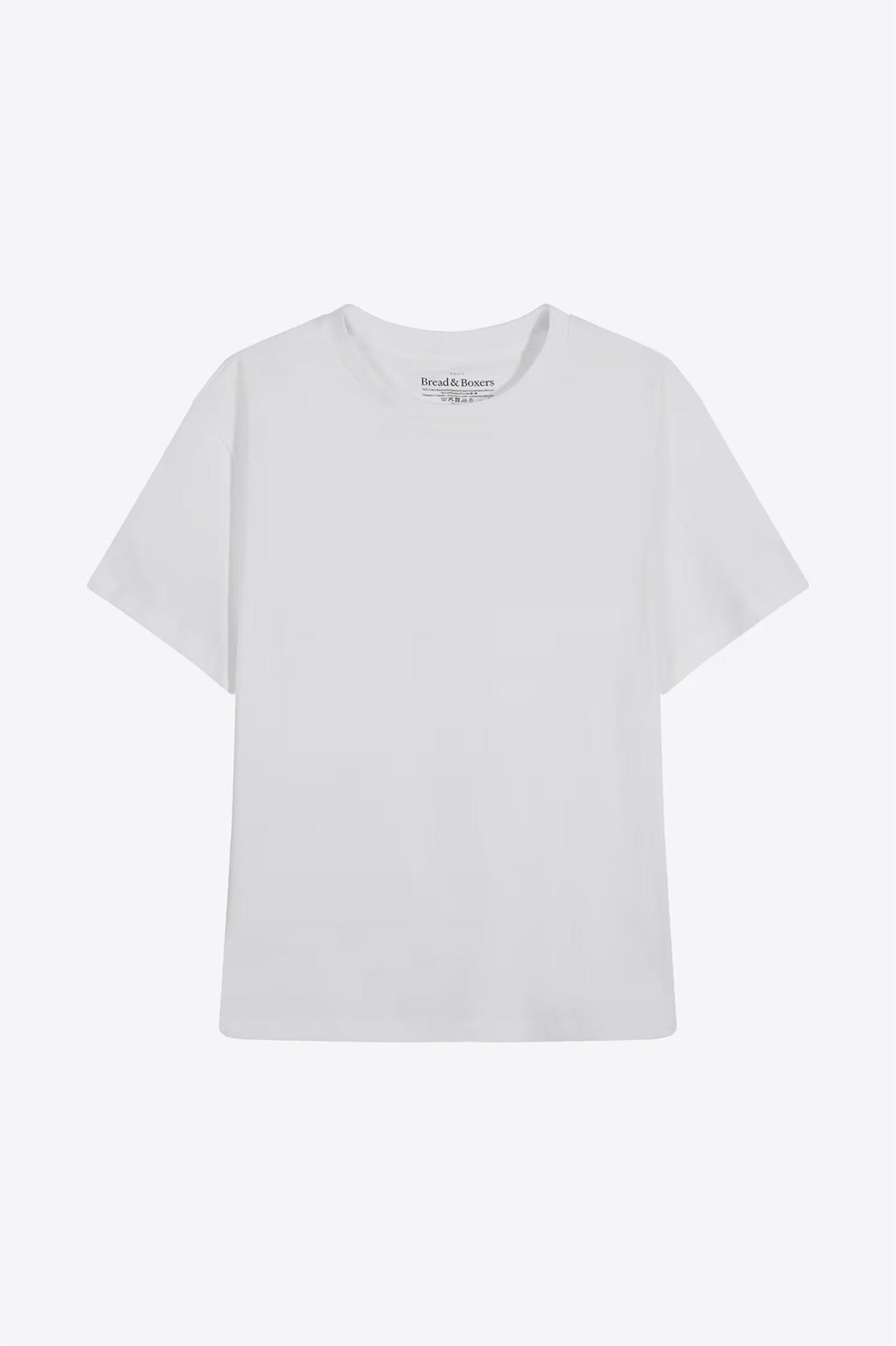 Bread and Boxers Crew-Neck Regular White T-shirt