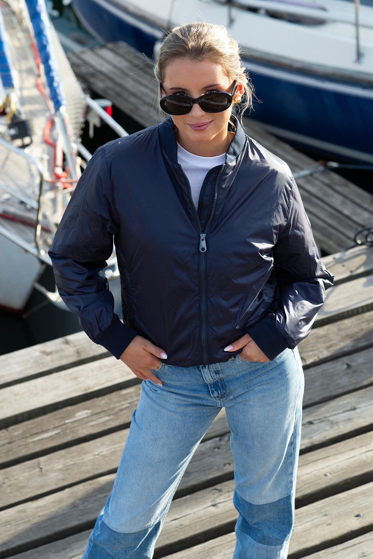 Monel Fanny Navy Ytterplagg