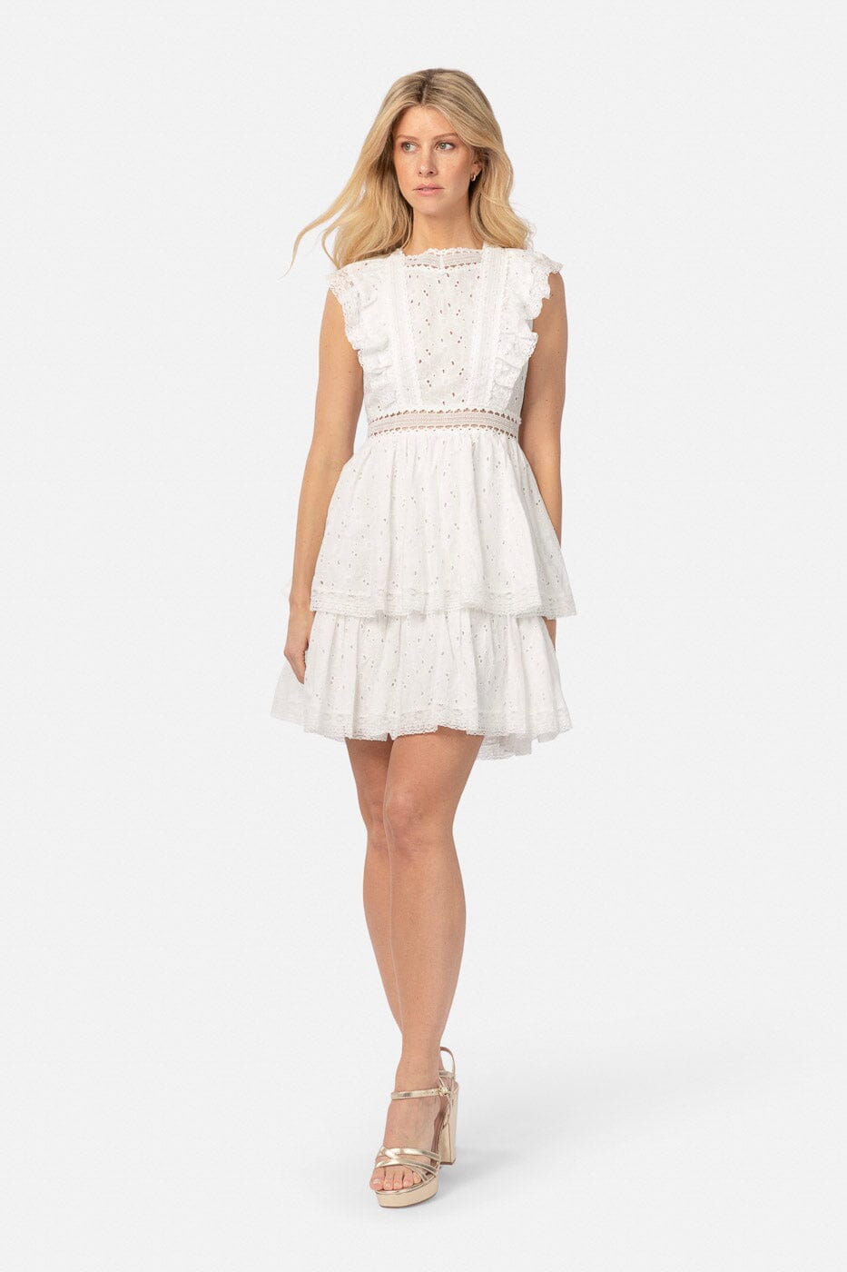 Love Lolina Irina Dress White Kjole