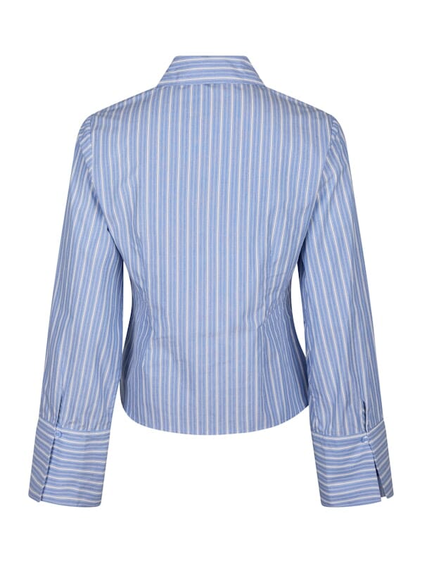 Neo Noir Rosa Stripe Shirt Blue Skjorte