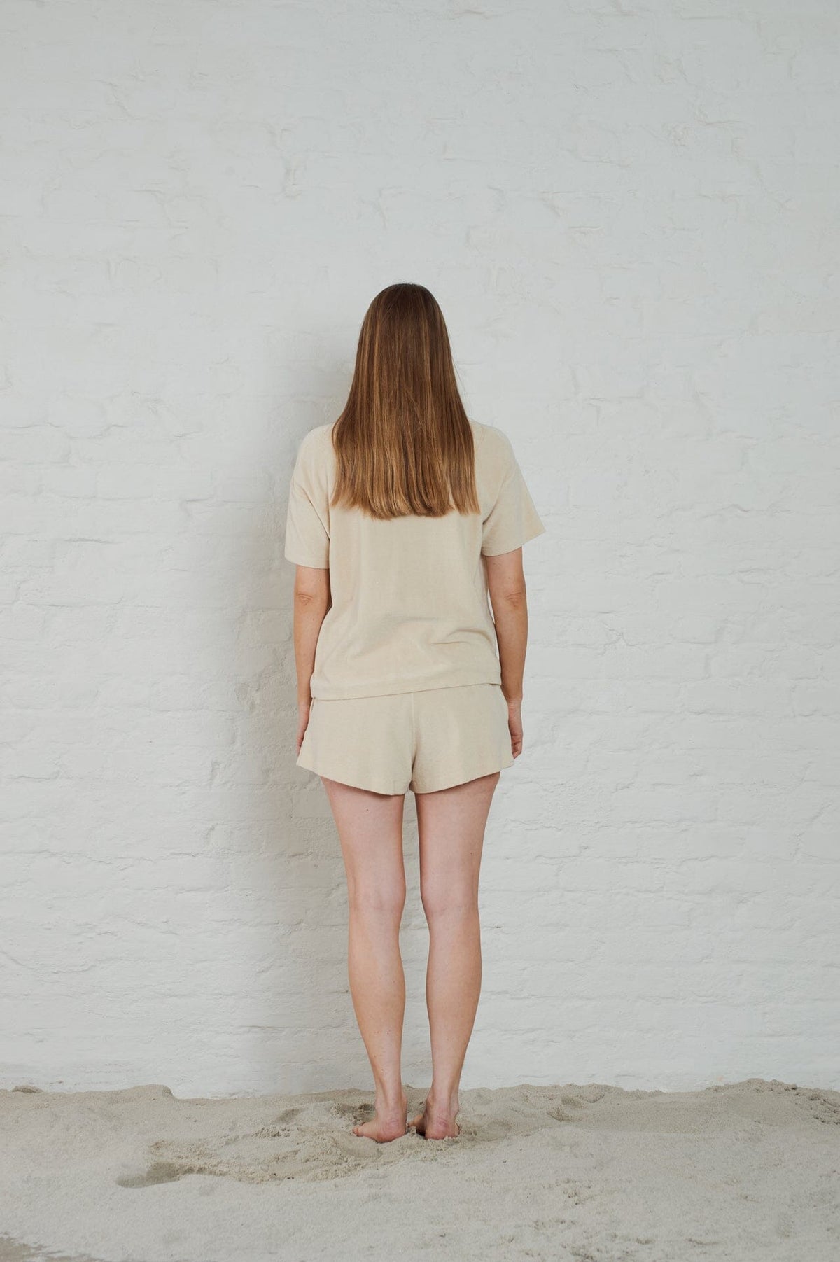 ArnieSays: Costa Terry Ecru Bukse