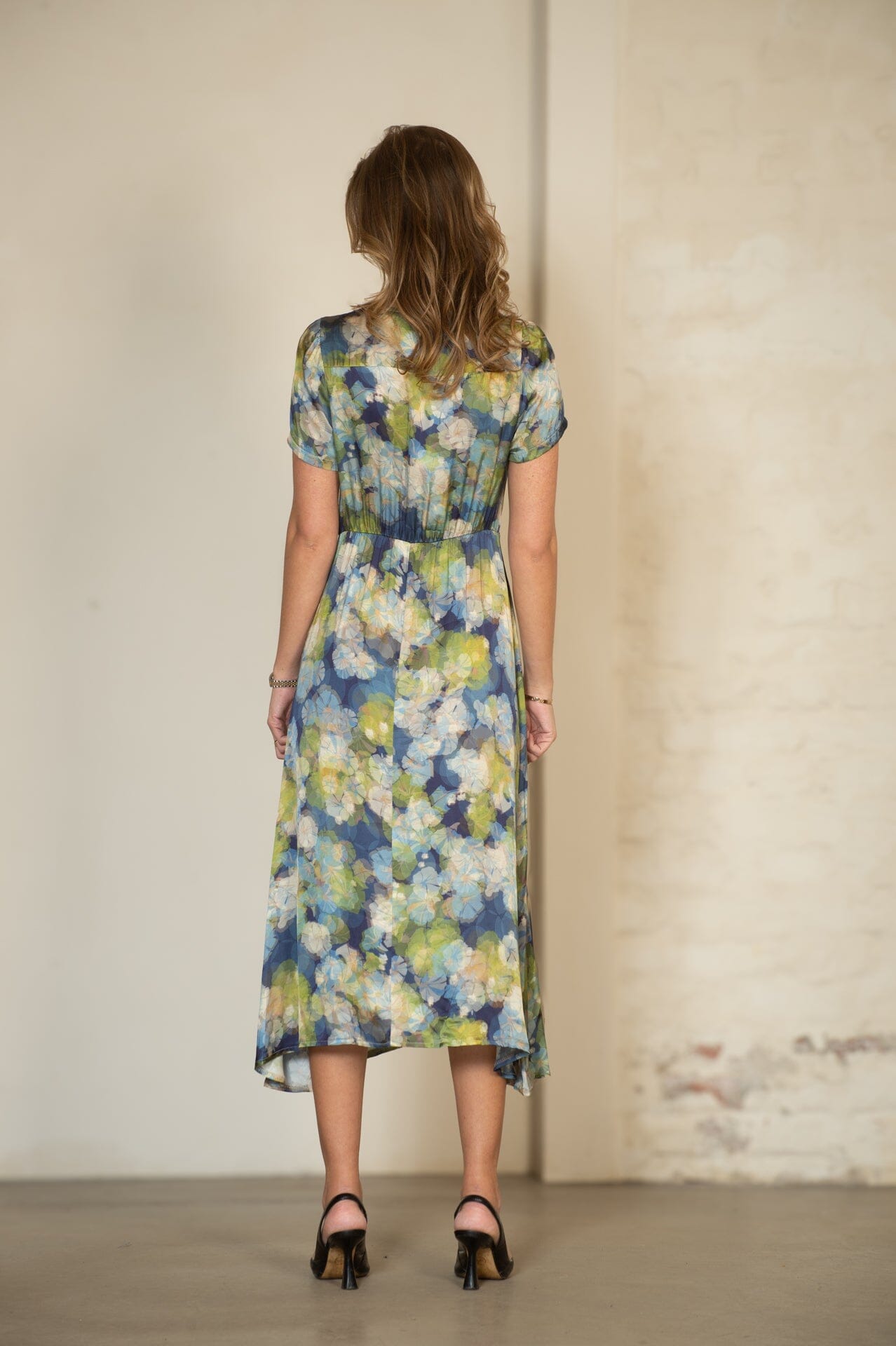 MAJA ROOS Indigo Misty Lime Bluse