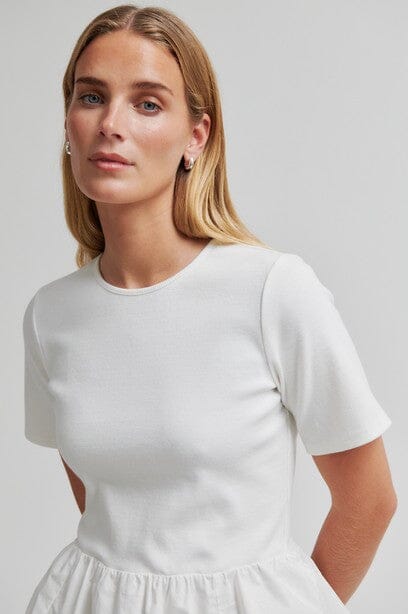 Second Female Nulana Balloon Tee White Topp