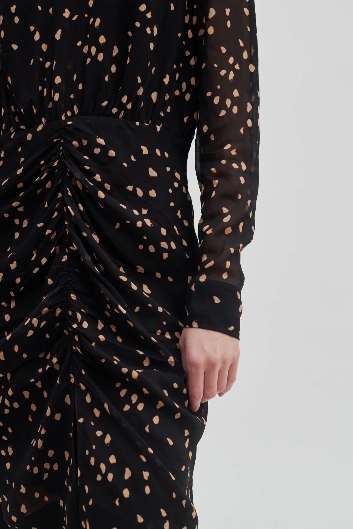 Second Female Mild Fitted Dress Black Kjole