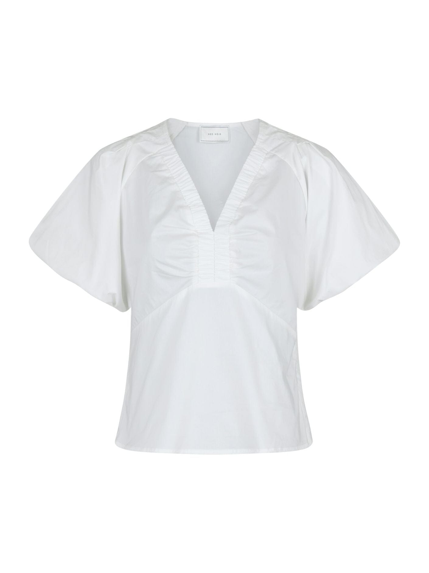 Neo Noir Irina Poplin Blouse White Bluse