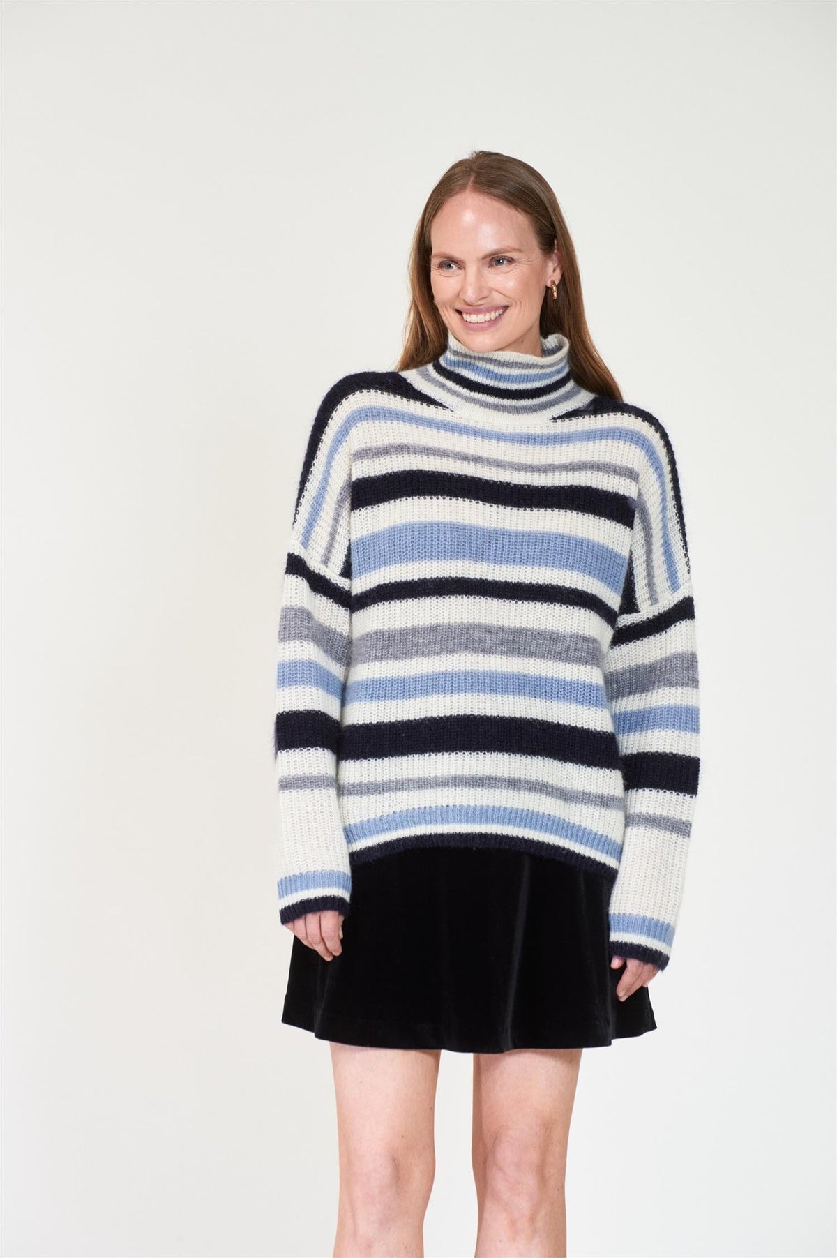 ArnieSays: STELLAR Offwhite/Blue Genser