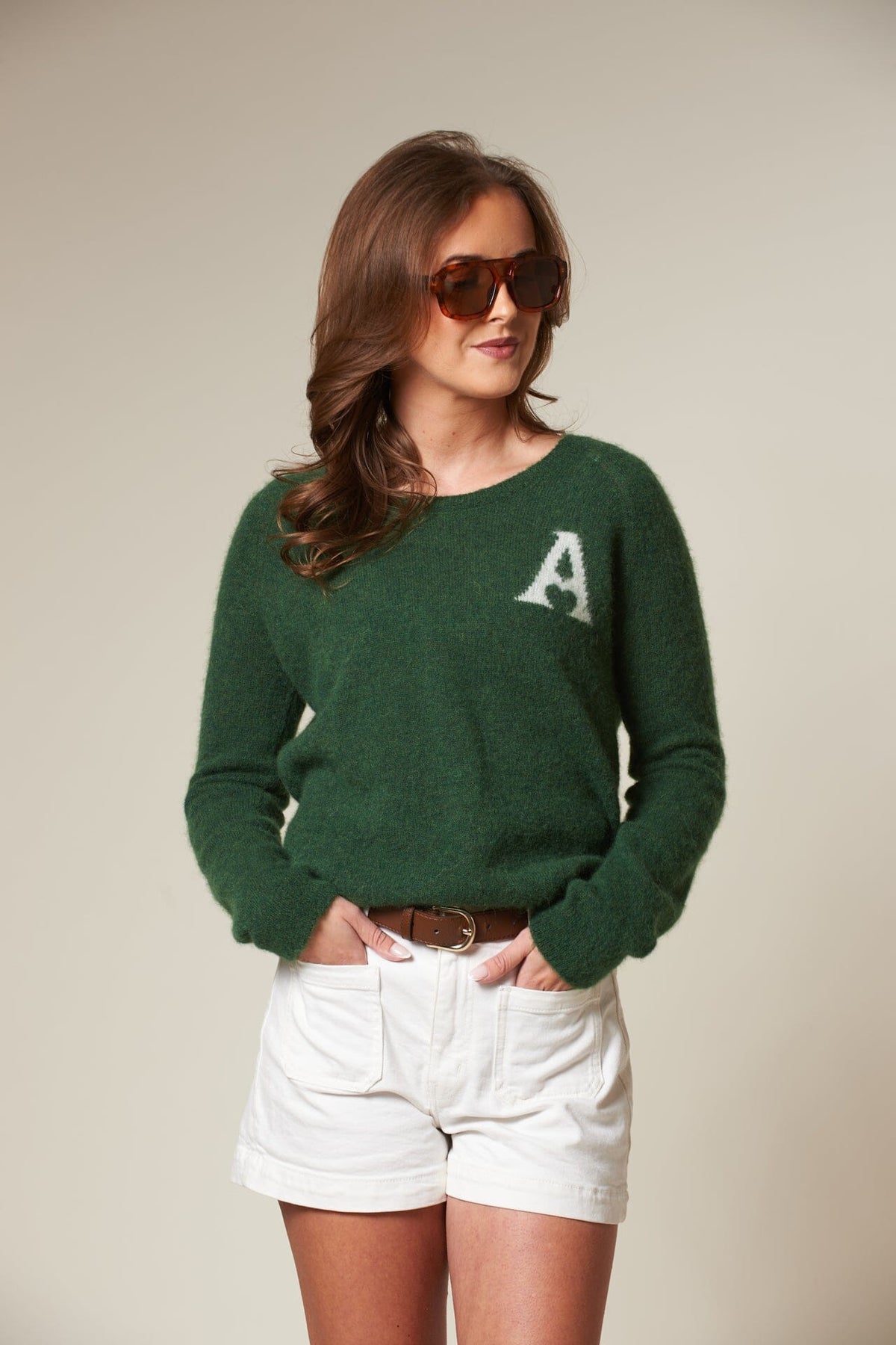 ArnieSays: FIONA Heart Ivy Green Genser