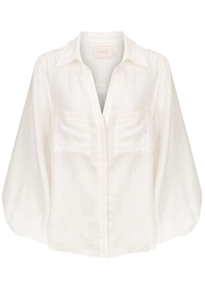 Sancia The Ellie Shirt White Skjorte