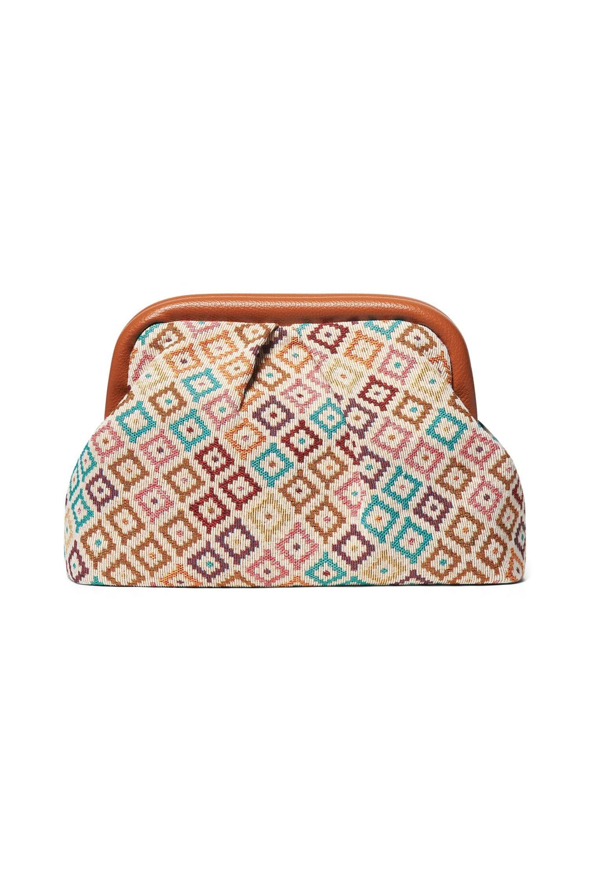 ArnieSays: Jacquard Clutch Brown Combo Tilbehør