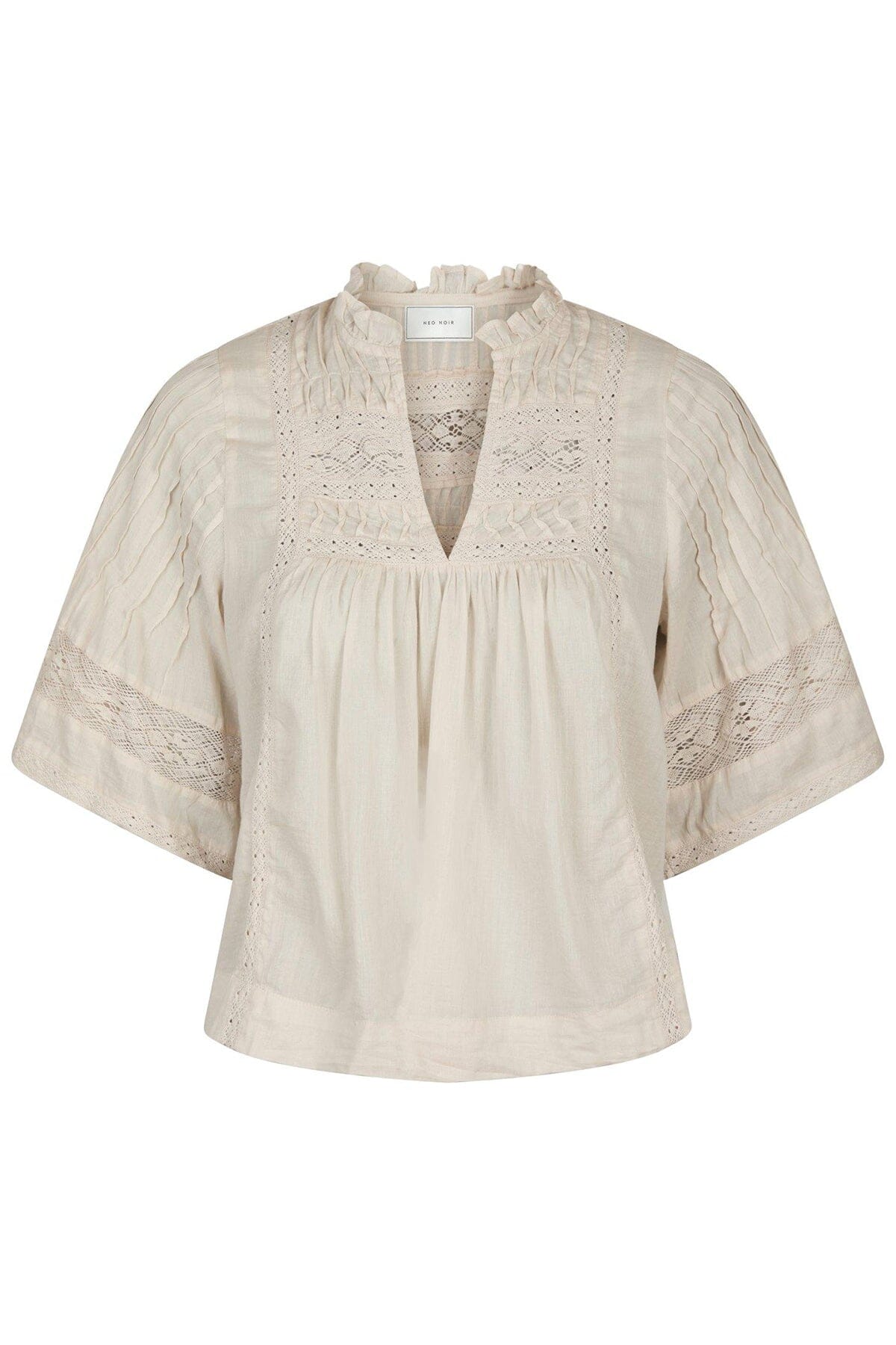 Neo Noir Siama S Voile Blouse Ivory Bluse