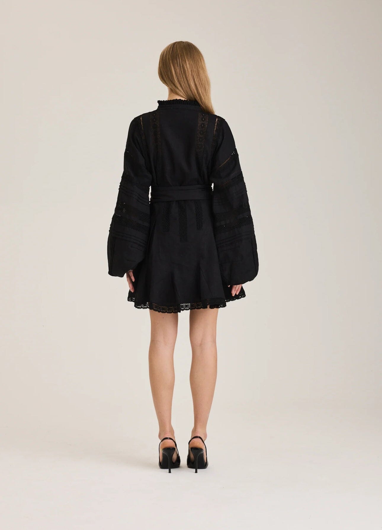 RAVN RAVN LitaRV Autumn Dress Black Kjole