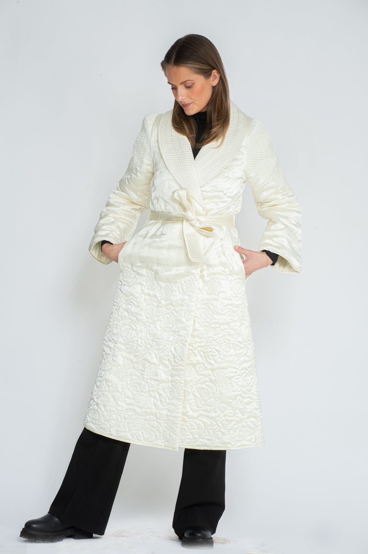 Pia Tjelta Rose Coat Cream Ytterplagg