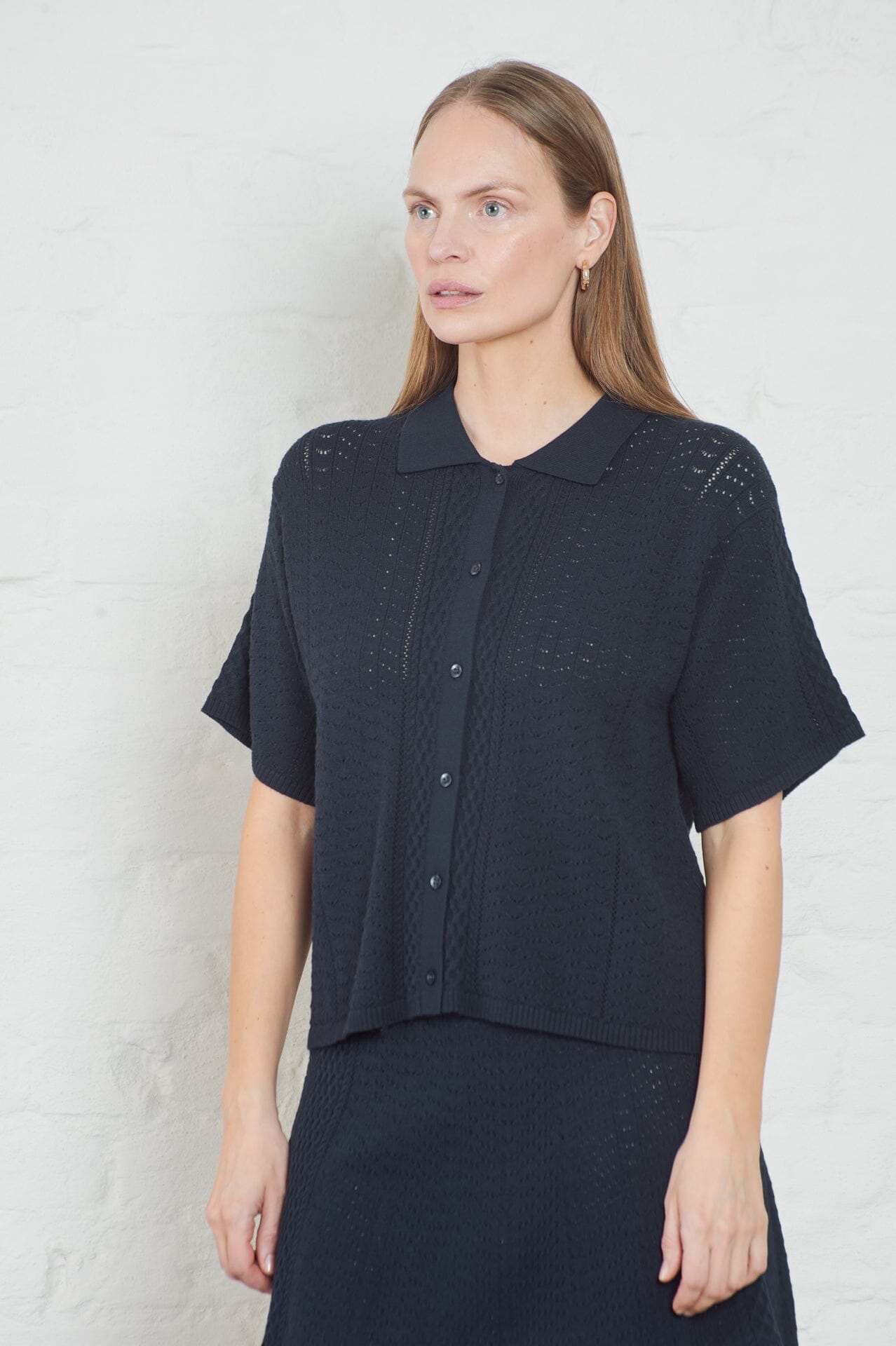 ArnieSays: Emilie Dk Navy Skjorte