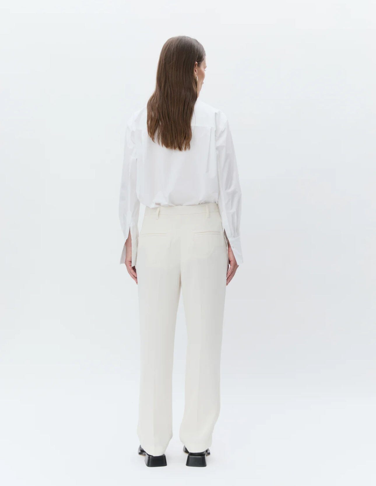 DAY Birger ét Mikkelsen Classic Lady - Classic Gabardine Ivory Shade Bukse