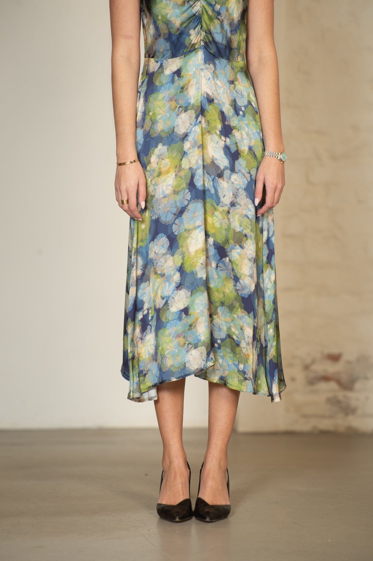 MAJA ROOS Indigo Misty Lime Bluse