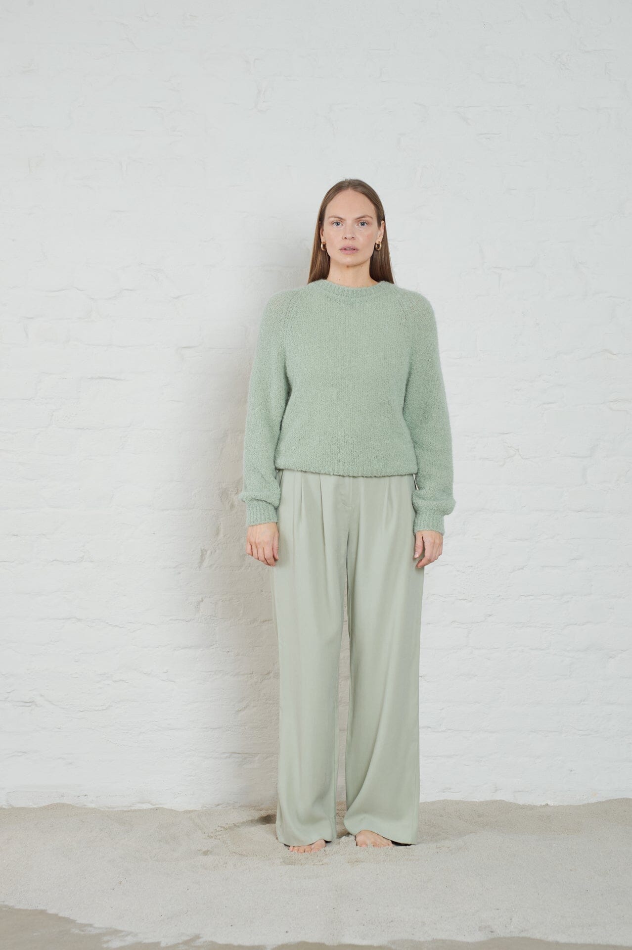 ArnieSays: Alison Soft Green Genser