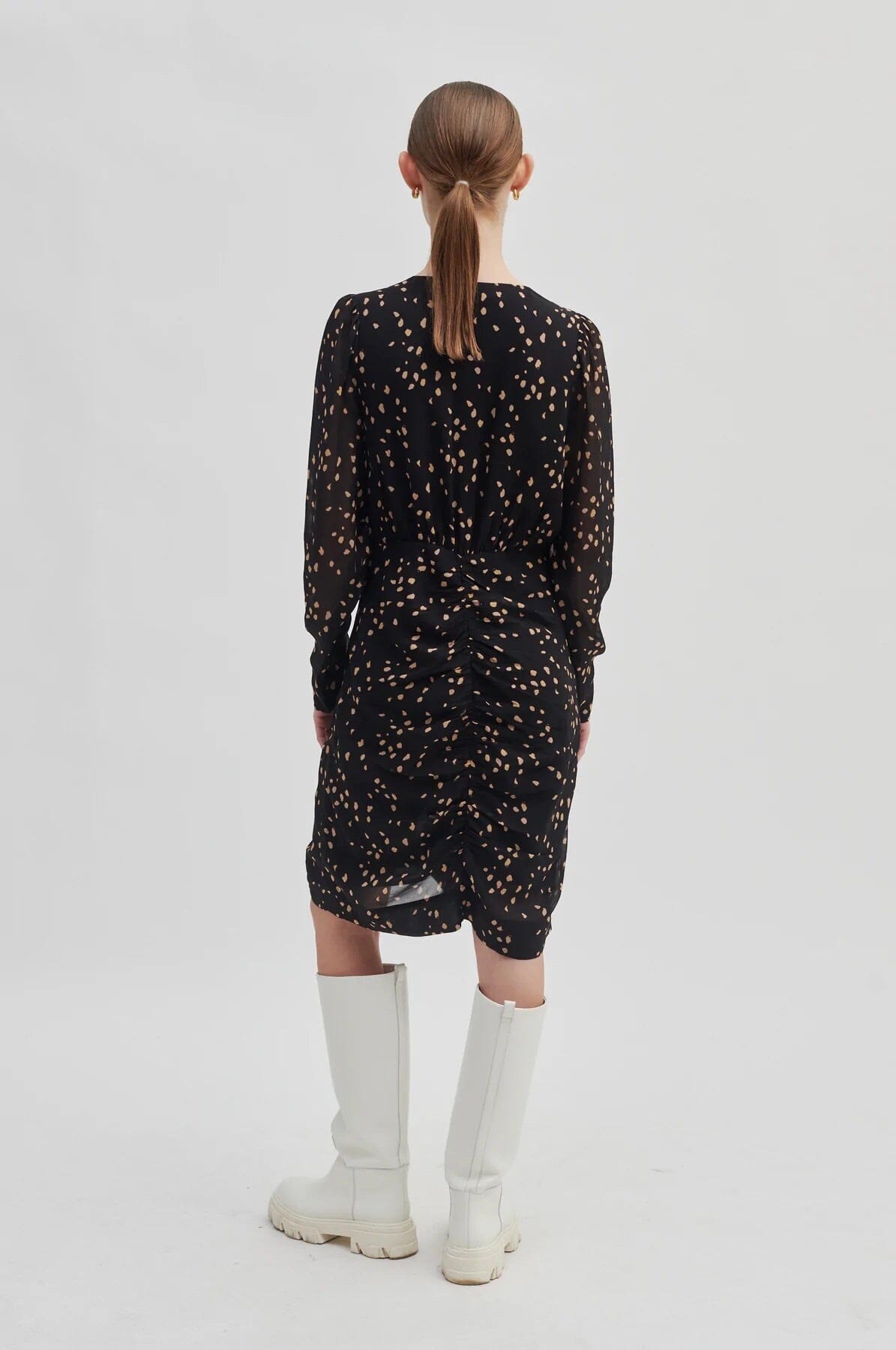 Second Female Mild Fitted Dress Black Kjole
