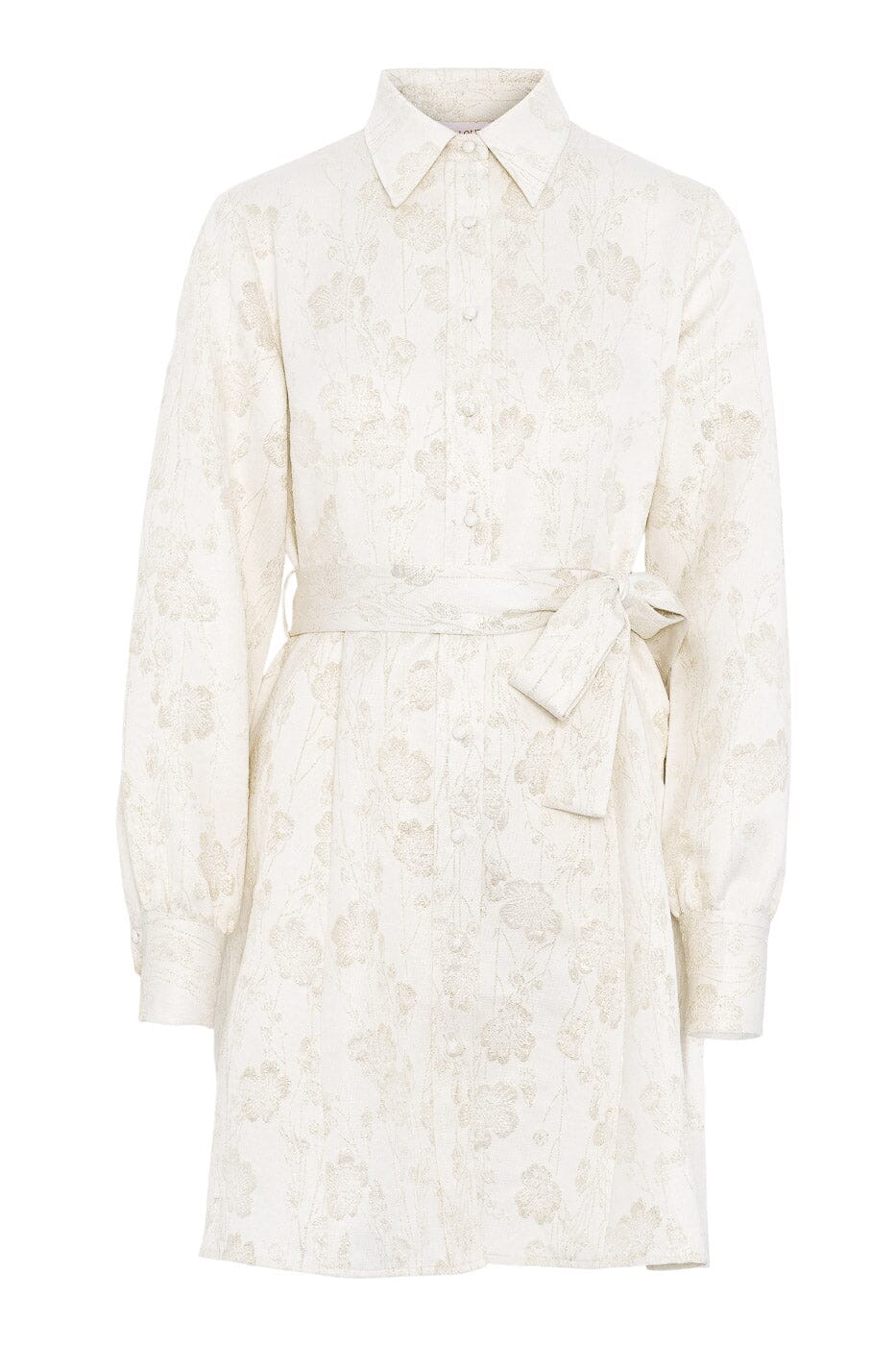 Love Lolina Gardenia Mini Dress Cream Kjole
