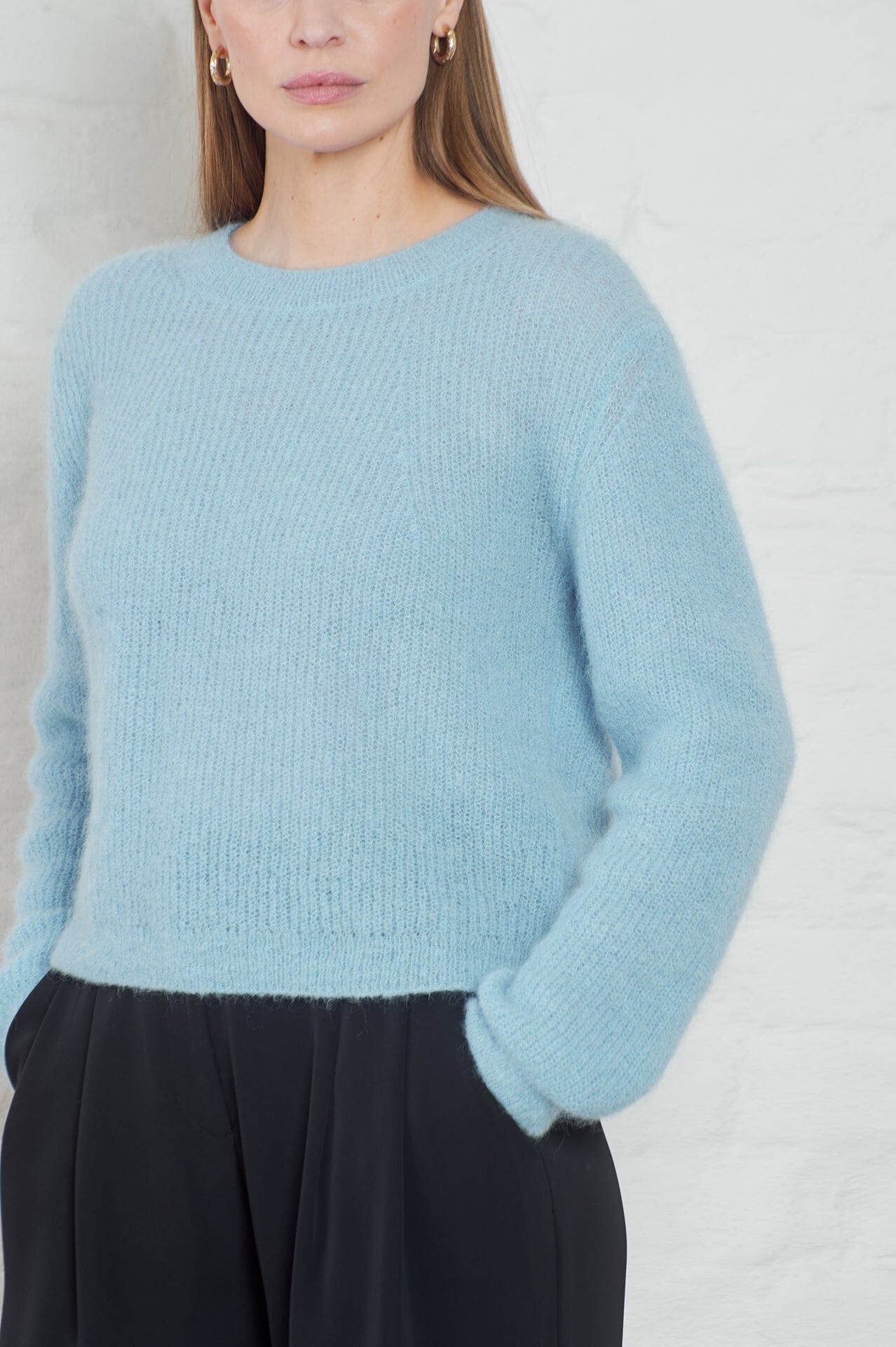 ArnieSays: Lane Lt Blue Genser