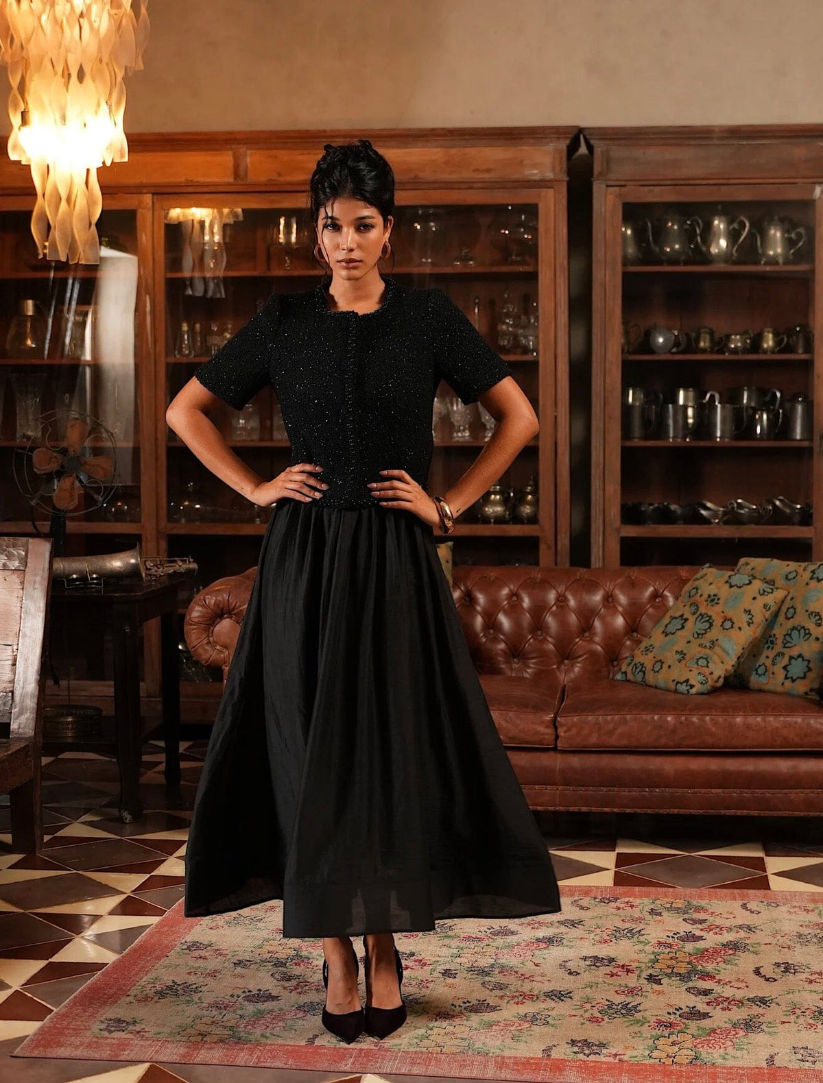 Love Lolina Abeline Top Black Topp