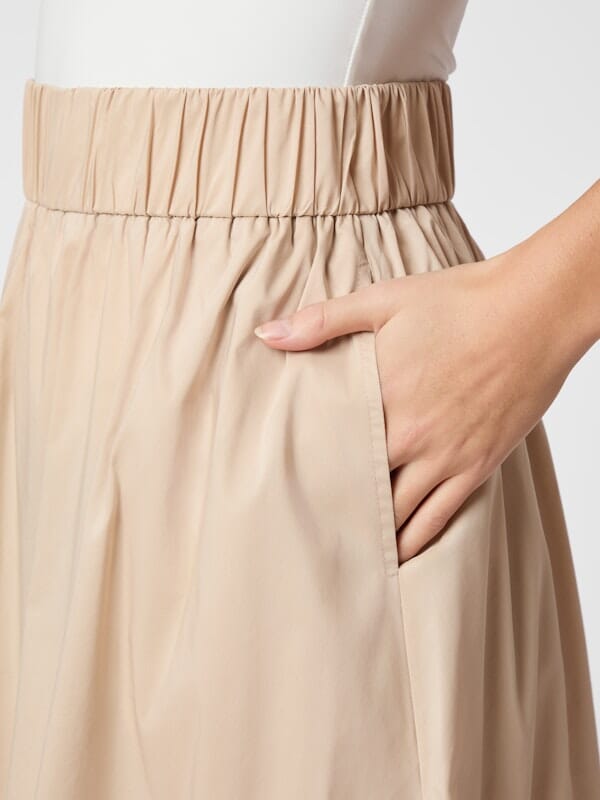 Neo Noir Yara Poplin Skirt Dark Sand Skjørt