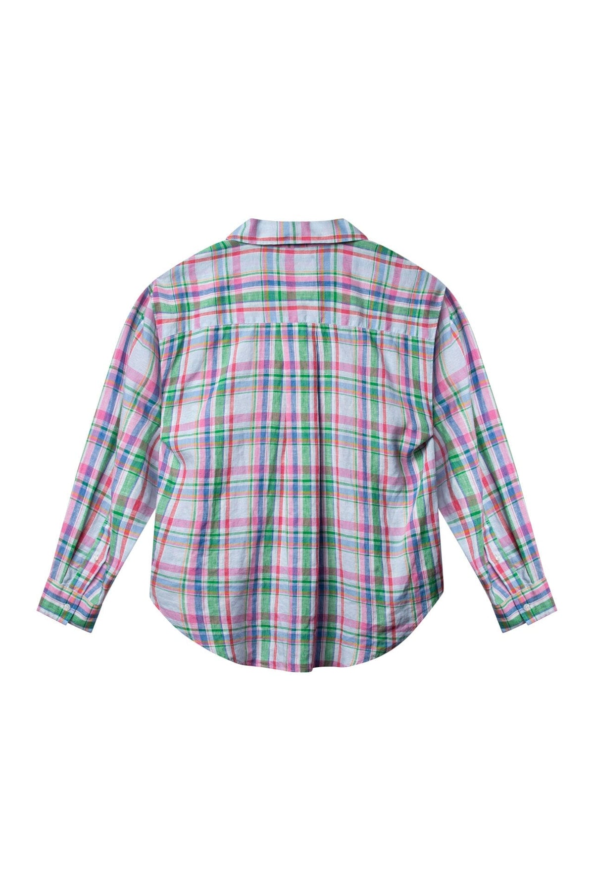 ArnieSays: VENICE Linen Plaids Pink Combo Skjorte