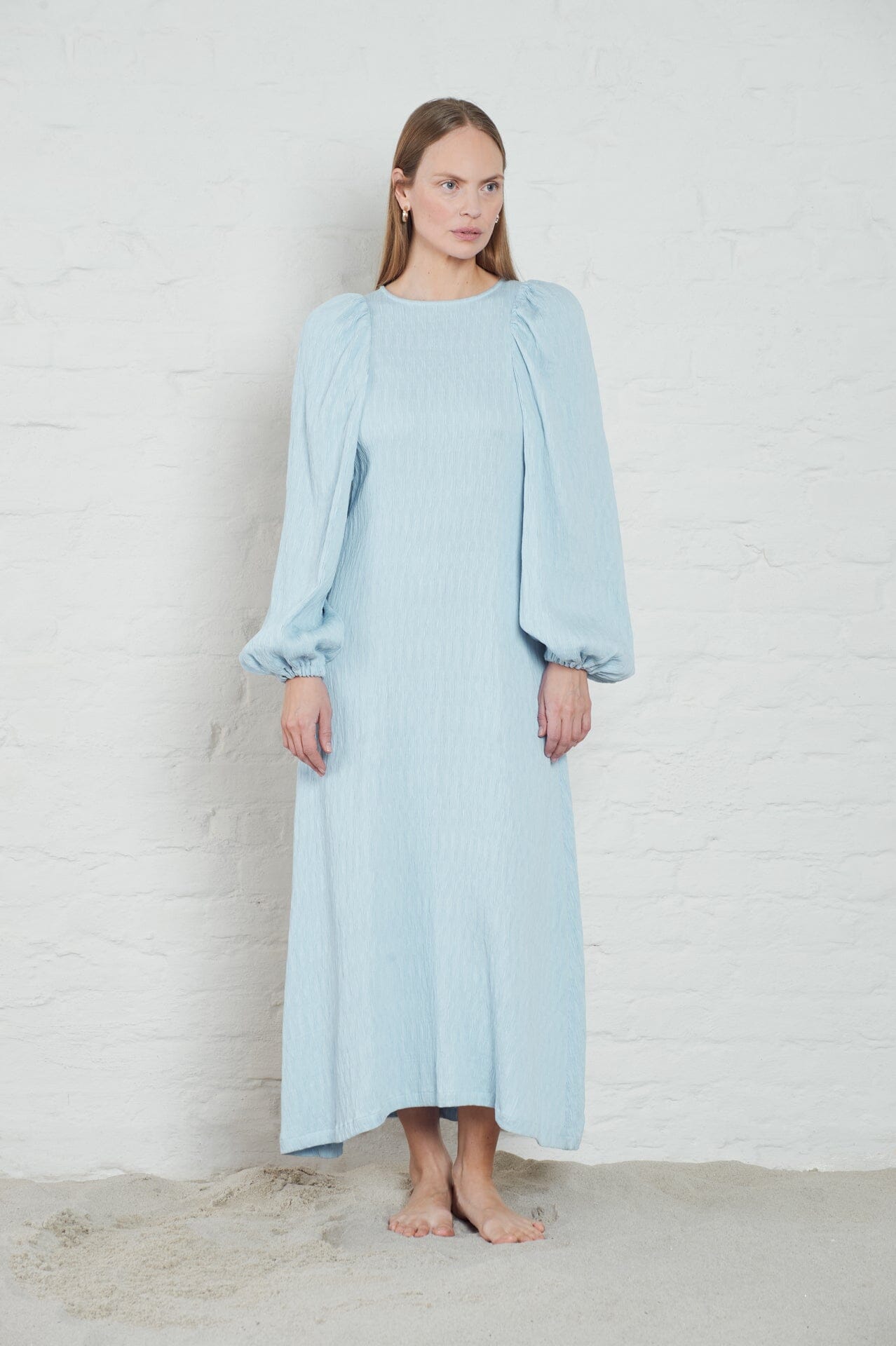 ArnieSays: Carolina Crinkled Lt Blue Kjole
