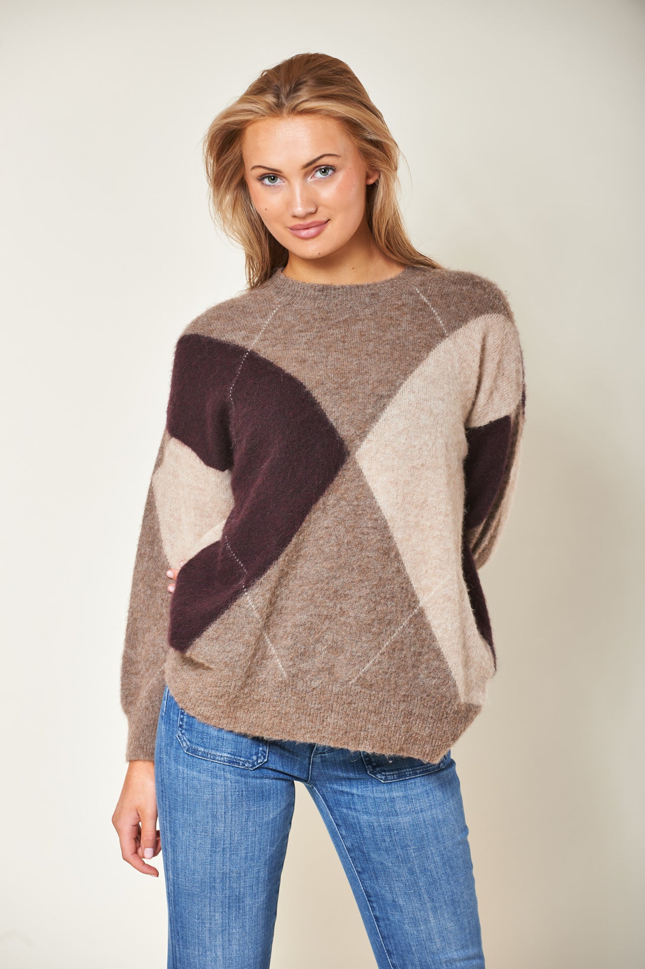 Kayne Argyle Brown Melange Combo