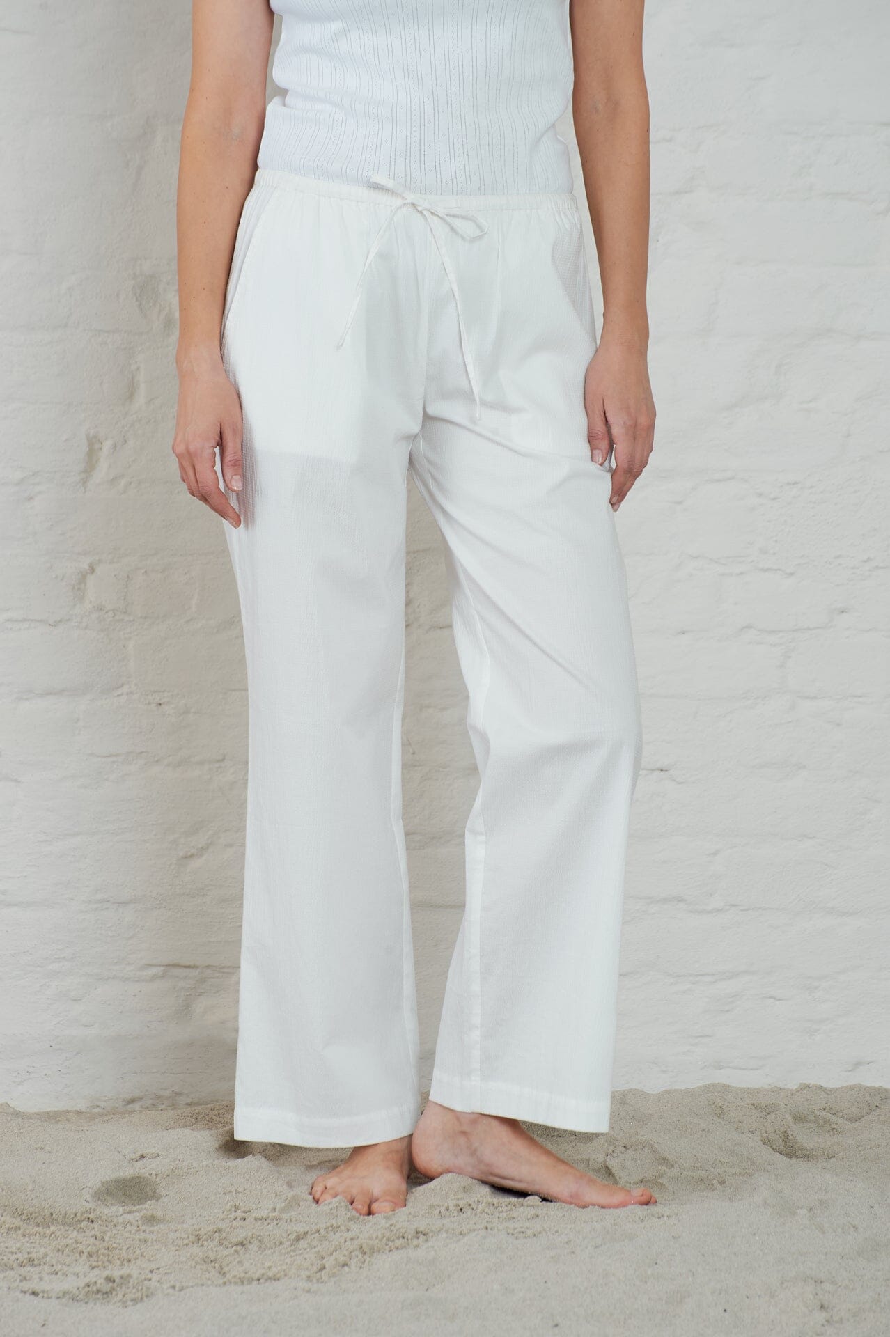 ArnieSays: Euston Seersucker Offwhite Bukse