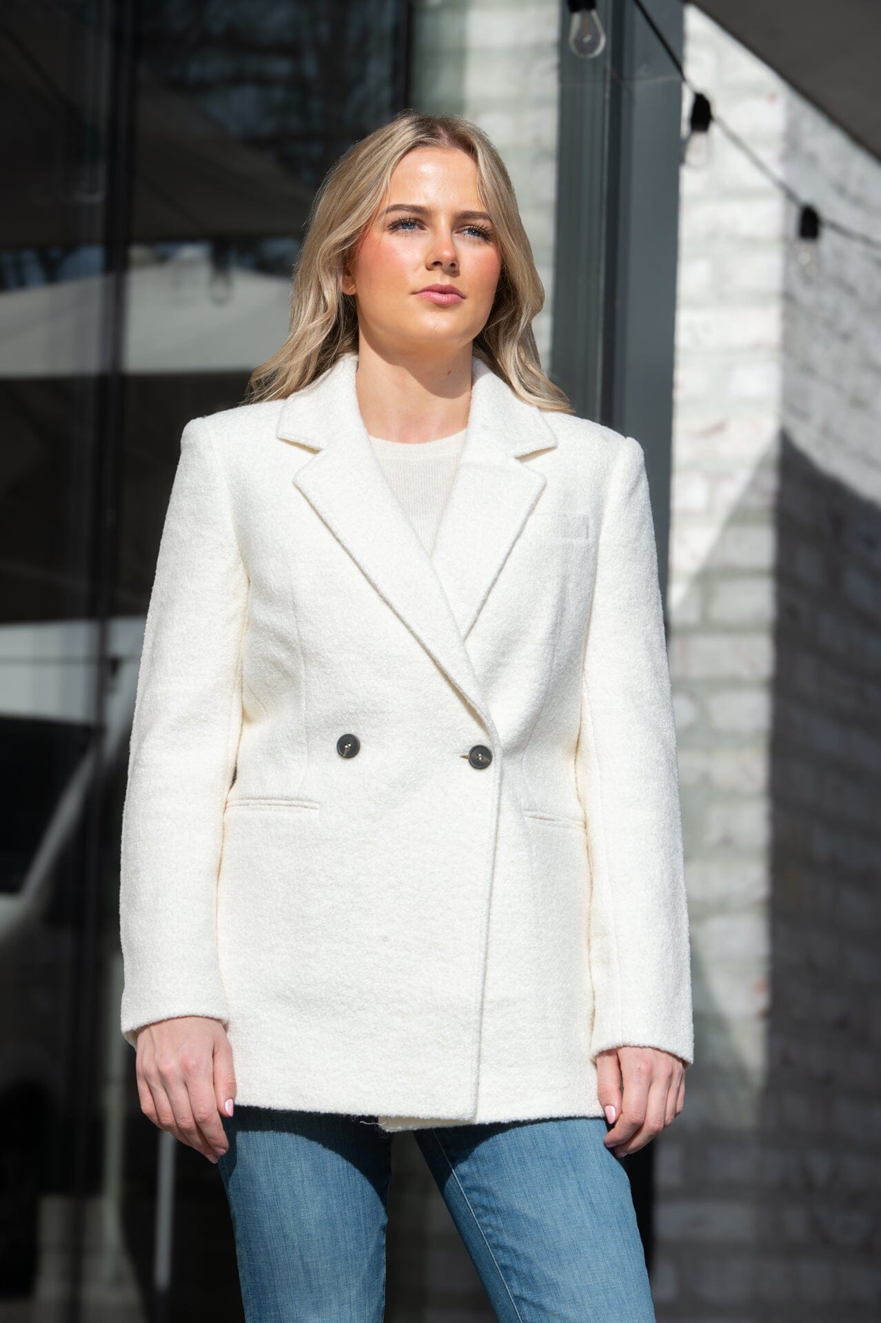 Clermonte Amara Blazer White Jakke