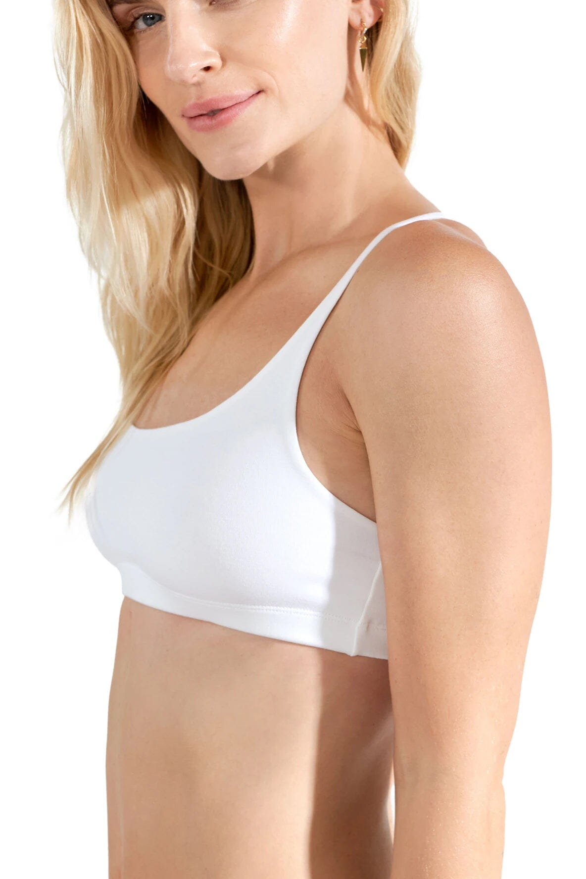 Bread and Boxers Ws Soft Bra White Undertøy