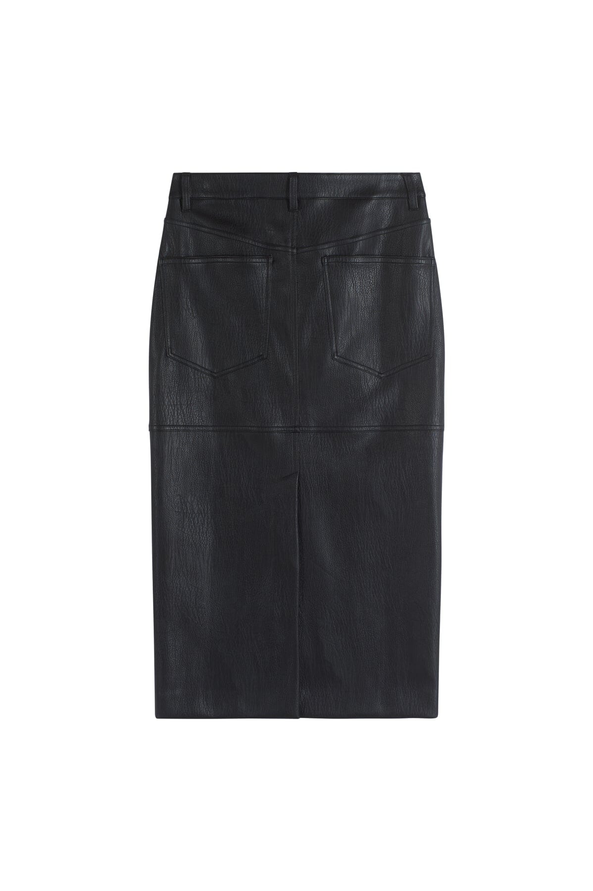 ArnieSays: Ancona Faux Leather Black Skjørt