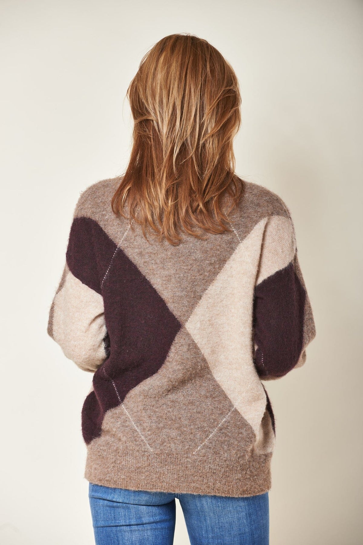 ArnieSays: Kayne Argyle Brown Melange Combo Genser