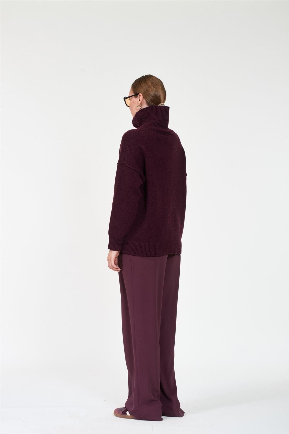 ArnieSays: CECE Dk Burgundy Genser