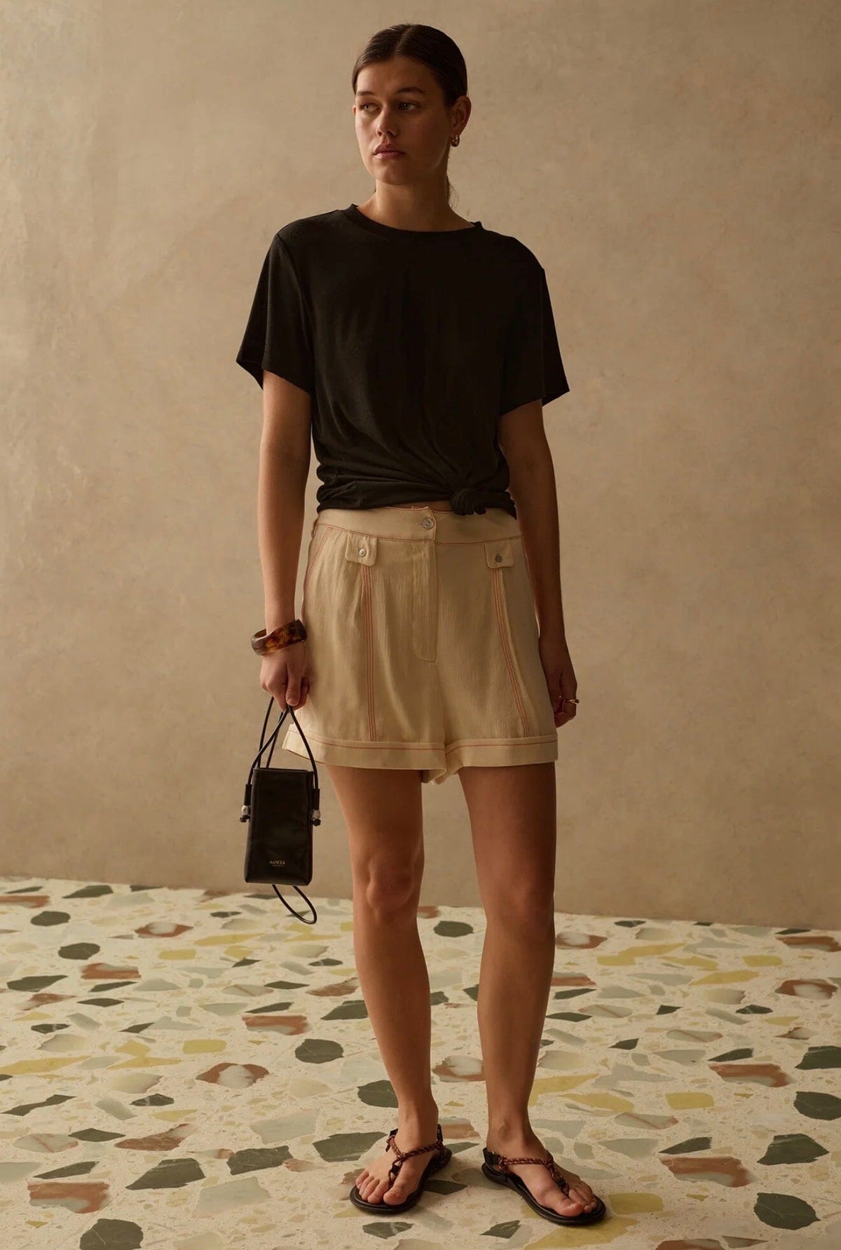 Sancia MAYSEN TEE NERO Topp