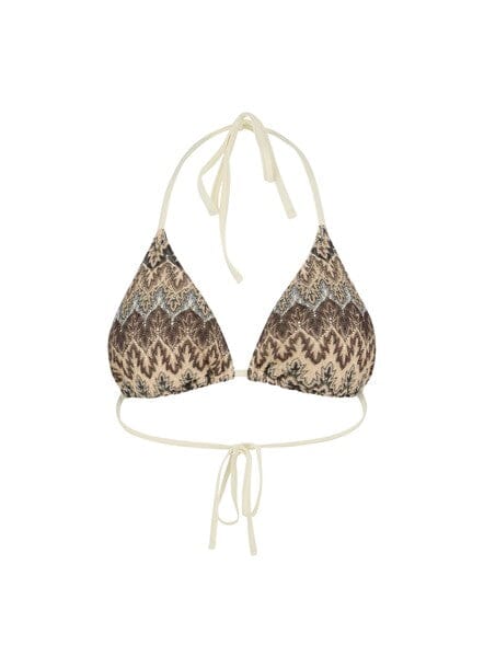 Beck Söndergaard Amber Bel Bikini Top Mocha Brown Badetøy