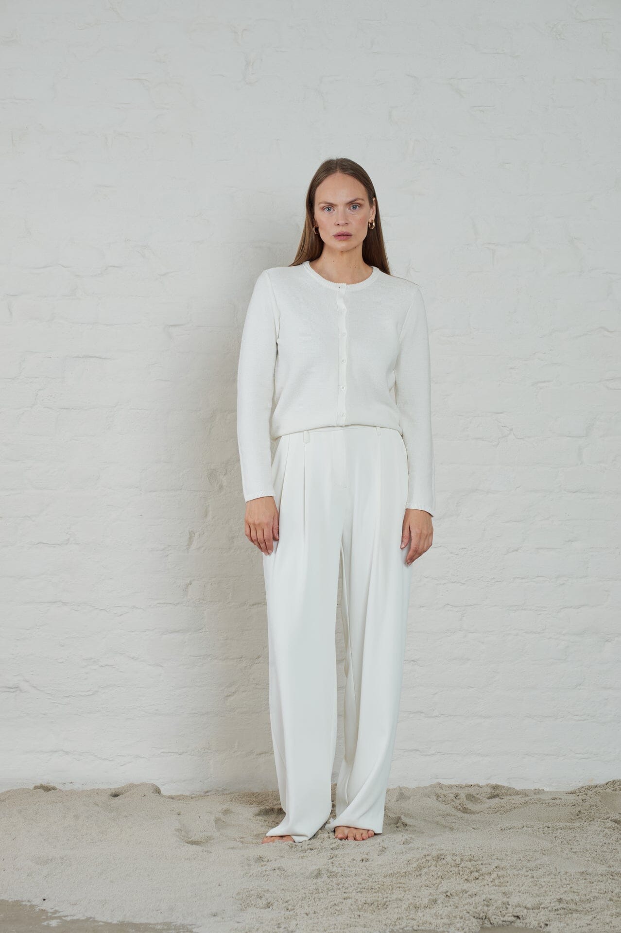 ArnieSays: Bella Hightwist Offwhite Genser