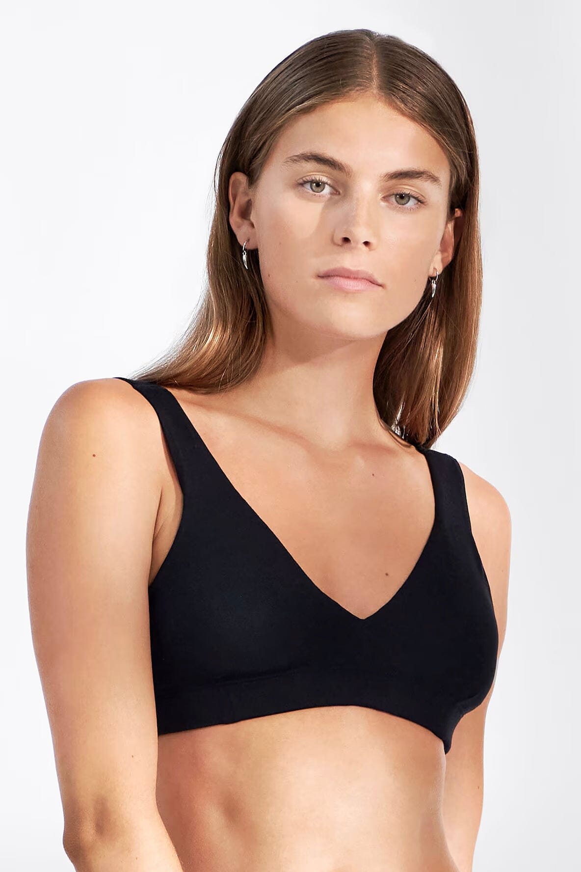 Bread and Boxers Padded Soft Bra Black Undertøy