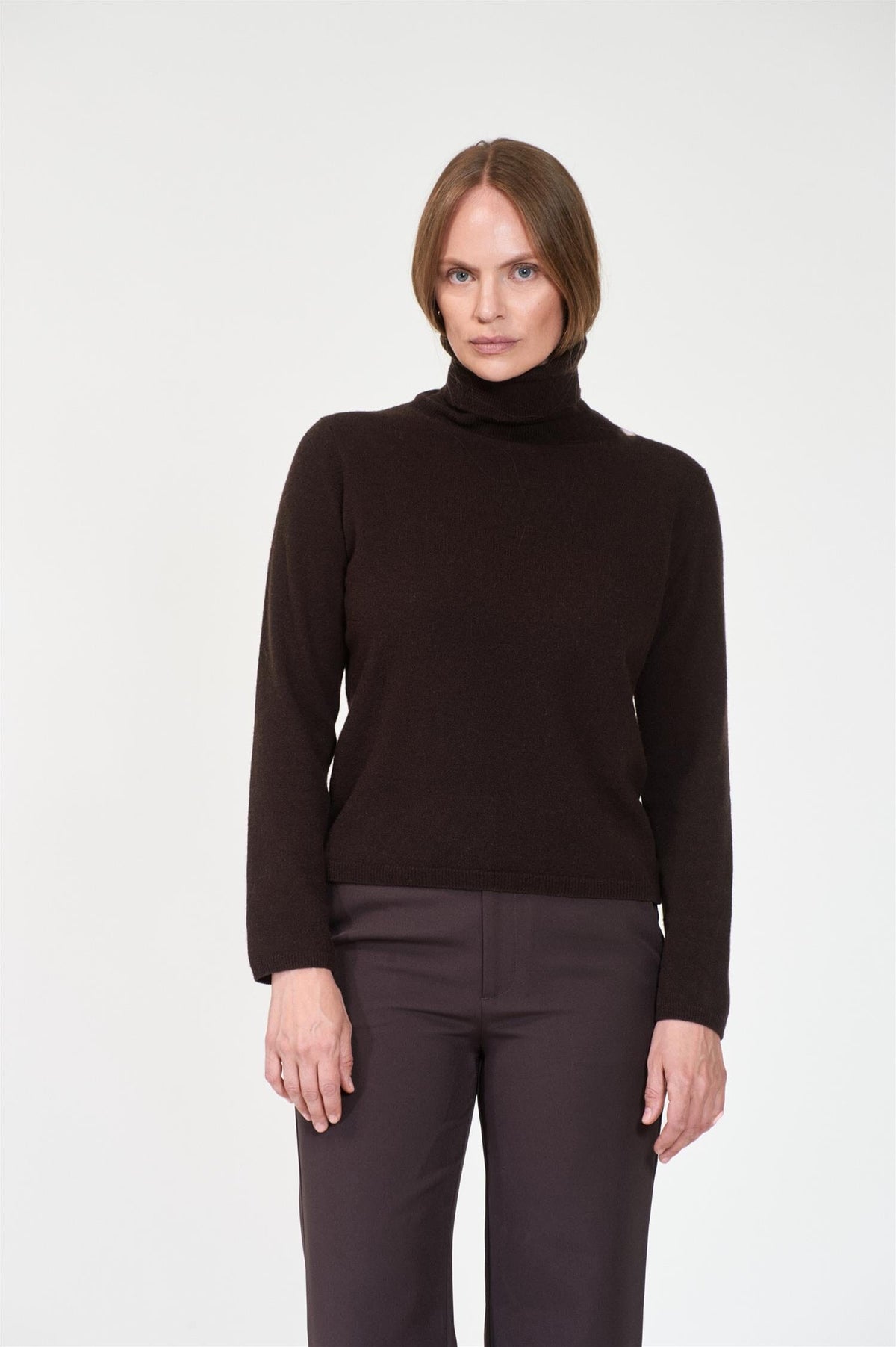 ArnieSays: Murphy Dk Brown Melange Genser