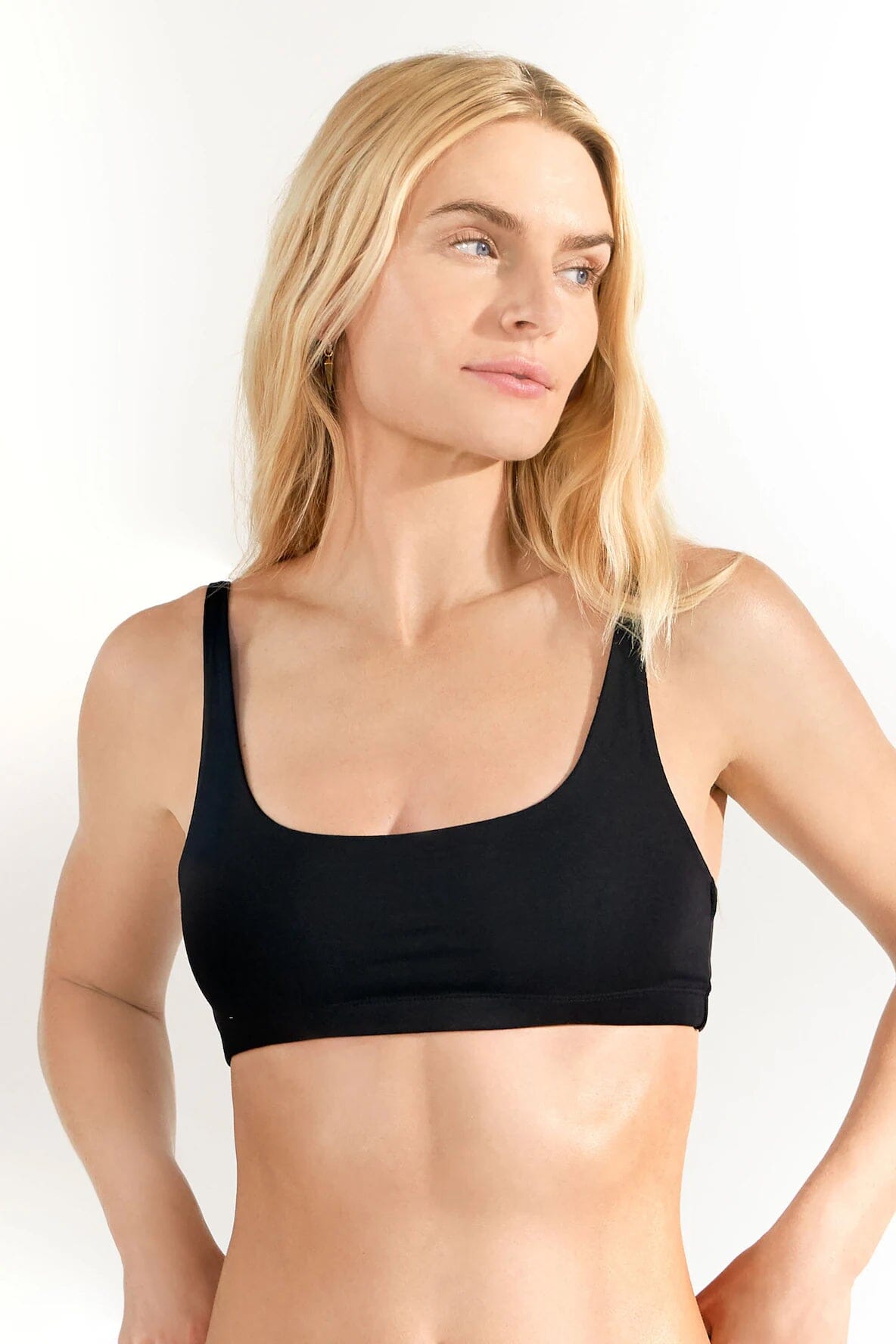 Bread and Boxers Ws Soft Bra Black Undertøy