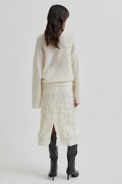 Second Female Bellarose Knit O-Neck Tofu Genser